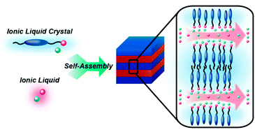 Graphical abstract: 2D assemblies of ionic liquid crystals based on imidazolium moieties: formation of ion-conductive layers