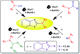 Graphical abstract: Ru/C: a simple heterogeneous catalyst for the amination of azoles under ligand free conditions