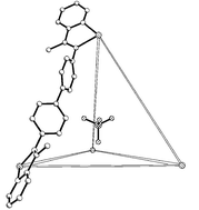 Graphical abstract: Self-assembly of tetrahedral M4L6 clusters from a new rigid ligand