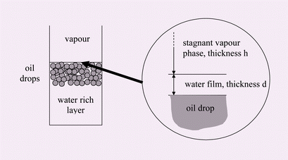 Graphical abstract: Retardation of oil drop evaporation from oil-in-water emulsions