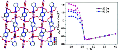Graphical abstract: A manganese(ii) coordination polymer with mixed pyrimidine-2-carboxylate and oxalate bridges: synthesis, structure, and magnetism