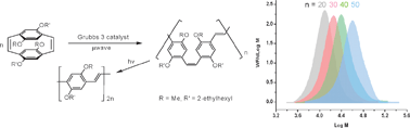 Graphical abstract: MEH-PPV by microwave assisted ring-opening metathesis polymerisation