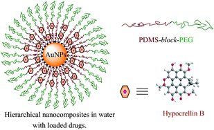 Graphical abstract: Hierarchical gold/copolymer nanostructures as hydrophobic nanotanks for drug encapsulation
