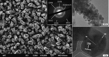 Graphical abstract: Oriented silver oxide nanostructures synthesized through a template-free electrochemical route