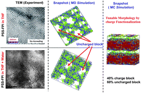 Graphical abstract: Tunable morphologies from charged block copolymers