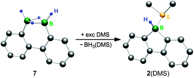 Graphical abstract: 9-H-9-Borafluorene dimethyl sulfide adduct: a product of a unique ring-contraction reaction and a useful hydroboration reagent