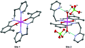 Graphical abstract: Co-crystallisation of competing structural modes in geometrically constrained Jahn–Teller manganese(iii) complexes