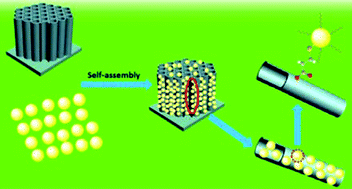 Graphical abstract: Self-assembly preparation of gold nanoparticles-TiO2 nanotube arrays binary hybrid nanocomposites for photocatalytic applications