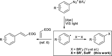 Graphical abstract: Organocatalytic visible light mediated synthesis of aryl sulfides