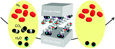 Graphical abstract: Precisely designed layered silicate as an effective and highly selective CO2 adsorbent