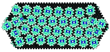 Graphical abstract: Noncovalent functionalization of graphene with a Ni(ii) tetraaza[14]annulene complex