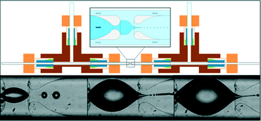 Graphical abstract: An “off-the-shelf” capillary microfluidic device that enables tuning of the droplet breakup regime at constant flow rates