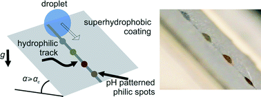 Graphical abstract: Inkjet patterned superhydrophobic paper for open-air surface microfluidic devices