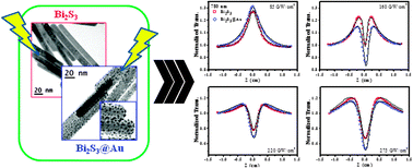 Graphical abstract: Synthesis and nonlinear optical switching of Bi2S3 nanorods and enhancement in the NLO response of Bi2S3@Au nanorod-composites