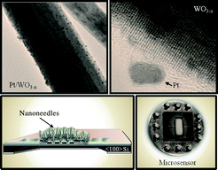Graphical abstract: Microsensors based on Pt–nanoparticle functionalised tungsten oxide nanoneedles for monitoring hydrogen sulfide