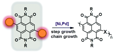 Graphical abstract: Conjugated polymers based on naphthalene diimide for organic electronics