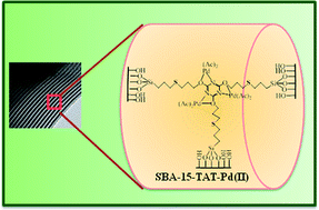 Graphical abstract: A covalently anchored 2,4,6-triallyloxy-1,3,5-triazine Pd(ii) complex over a modified surface of SBA-15: catalytic application in hydrogenation reaction