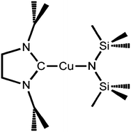 Graphical abstract: Atomic layer deposition of Cu with a carbene-stabilized Cu(i) silylamide