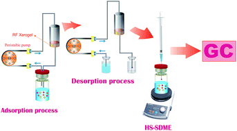 Graphical abstract: A combined micro-solid phase-single drop microextraction approach for trace enrichment of volatile organic compounds
