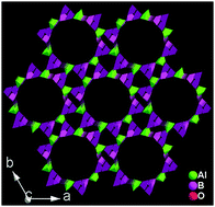 Graphical abstract: A zeolite CAN-type aluminoborate with gigantic 24-ring channels