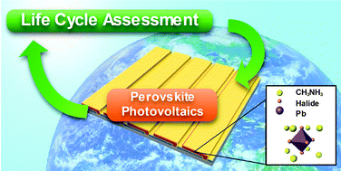 Graphical abstract: Perovskite photovoltaics: life-cycle assessment of energy and environmental impacts