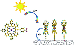 Graphical abstract: Metal–organic green dye: chemical and physical insight into a modified Zn-benzoporphyrin for dye-sensitized solar cells