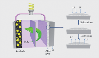 Graphical abstract: Protected lithium anode with porous Al2O3 layer for lithium–sulfur battery