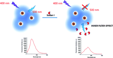 Graphical abstract: A silicon nanoparticle based turn off fluorescent sensor for sudan I