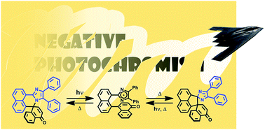 Graphical abstract: Stealth fast photoswitching of negative photochromic naphthalene-bridged phenoxyl-imidazolyl radical complexes
