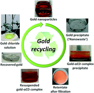 Graphical abstract: Waste not want not: life cycle implications of gold recovery and recycling from nanowaste