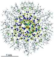 Graphical abstract: [Ag115S34(SCH2C6H4tBu)47(dpph)6]: synthesis, crystal structure and NMR investigations of a soluble silver chalcogenide nanocluster