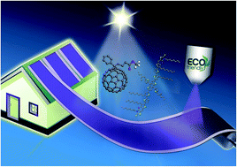 Graphical abstract: Efficient molecular solar cells processed from green solvent mixtures