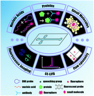 Graphical abstract: Fluorescent analysis of bioactive molecules in single cells based on microfluidic chips