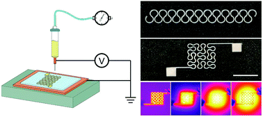 Graphical abstract: Electrohydrodynamic printing of silver nanowires for flexible and stretchable electronics