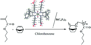 Graphical abstract: Copolymerization of norbornene and butyl methacrylate at elevated temperatures by a single centre nickel catalyst bearing bulky bis(α-diimine) ligand with strong electron-withdrawing groups