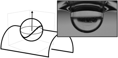 Graphical abstract: Deformation of the contact line around spherical particles bound at anisotropic fluid interfaces