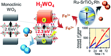 Graphical abstract: Tungstic acids H2WO4 and H4WO5 as stable photocatalysts for water oxidation under visible light