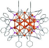 Graphical abstract: An alkynyl-protected Au40 nanocluster featuring PhC [[triple bond, length as m-dash]] C–Au–P^P motifs