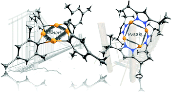 Graphical abstract: Survey of short and long cuprophilic d10–d10 contacts for tetranuclear copper clusters. Understanding of bonding and ligand role from a planar superatom perspective