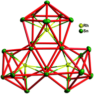 Graphical abstract: Synthesis and structure of a family of rhodium polystannide clusters [Rh@Sn10]3–, [Rh@Sn12]3–, [Rh2@Sn17]6– and the first triply-fused stannide, [Rh3@Sn24]5–