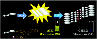 Graphical abstract: Ultrasensitive detection of aqueous Cu2+ ions by a coumarin-salicylidene based AIEgen