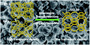 Graphical abstract: Transformation synthesis of aluminosilicate SSZ-39 zeolite from ZSM-5 and beta zeolite