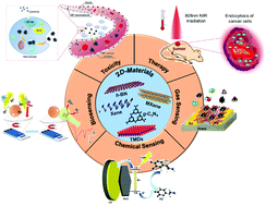 Graphical abstract: Two-dimensional materials in biomedical, biosensing and sensing applications