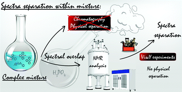 Graphical abstract: ViscY NMR experiments in phosphoric acid as a viscous solvent for individualization of small molecules within mixtures by spin diffusion