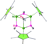 Graphical abstract: Trinuclear scandium methylidyne complexes stabilized by pentamethylcyclopentadienyl ligands