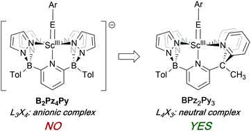 Graphical abstract: A monoanionic pentadentate ligand platform for scandium–pnictogen multiple bonds