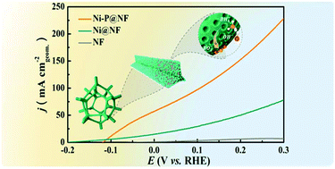 Graphical abstract: An efficient Ni–P amorphous alloy electrocatalyst with a hierarchical structure toward borohydride oxidation