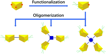 Graphical abstract: Stable and soluble oligomers of porous organic cages through post-synthesized modification