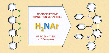 Graphical abstract: Transition-metal free synthesis of N-aryl carbazoles and their extended analogs