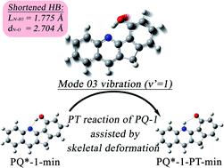 Graphical abstract: Excited-state intramolecular proton transfer with and without the assistance of vibronic-transition-induced skeletal deformation in phenol–quinoline